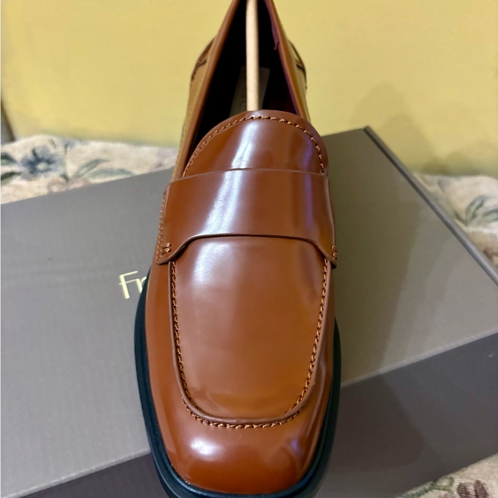 Franco Sarto Leather Penny Loafers